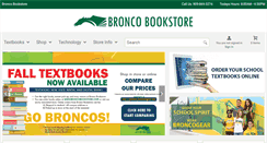 Desktop Screenshot of broncobookstore.com